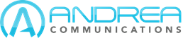 Andrea com logo