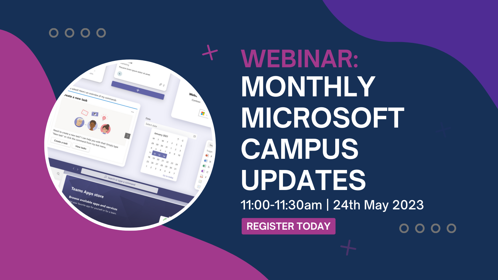 Webinar Monthly Microsoft Campus Updates May 2023 Pugh Computers Ltd